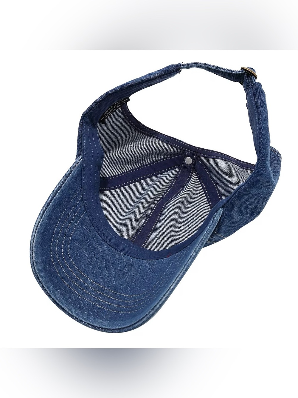 ❤️Buy Now Price❤️ Denim Ponytail Baseball Cap, Backless Messy Bun Hat - Choose 1 - Picture 7 of 16